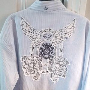 Mens English Laundry Christopher Wicks Hand Sewn Button Down Shirt XXL